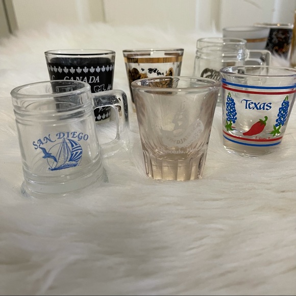 Libbey Shot Glasses United States State HI NY MS - Picture 5 of 12